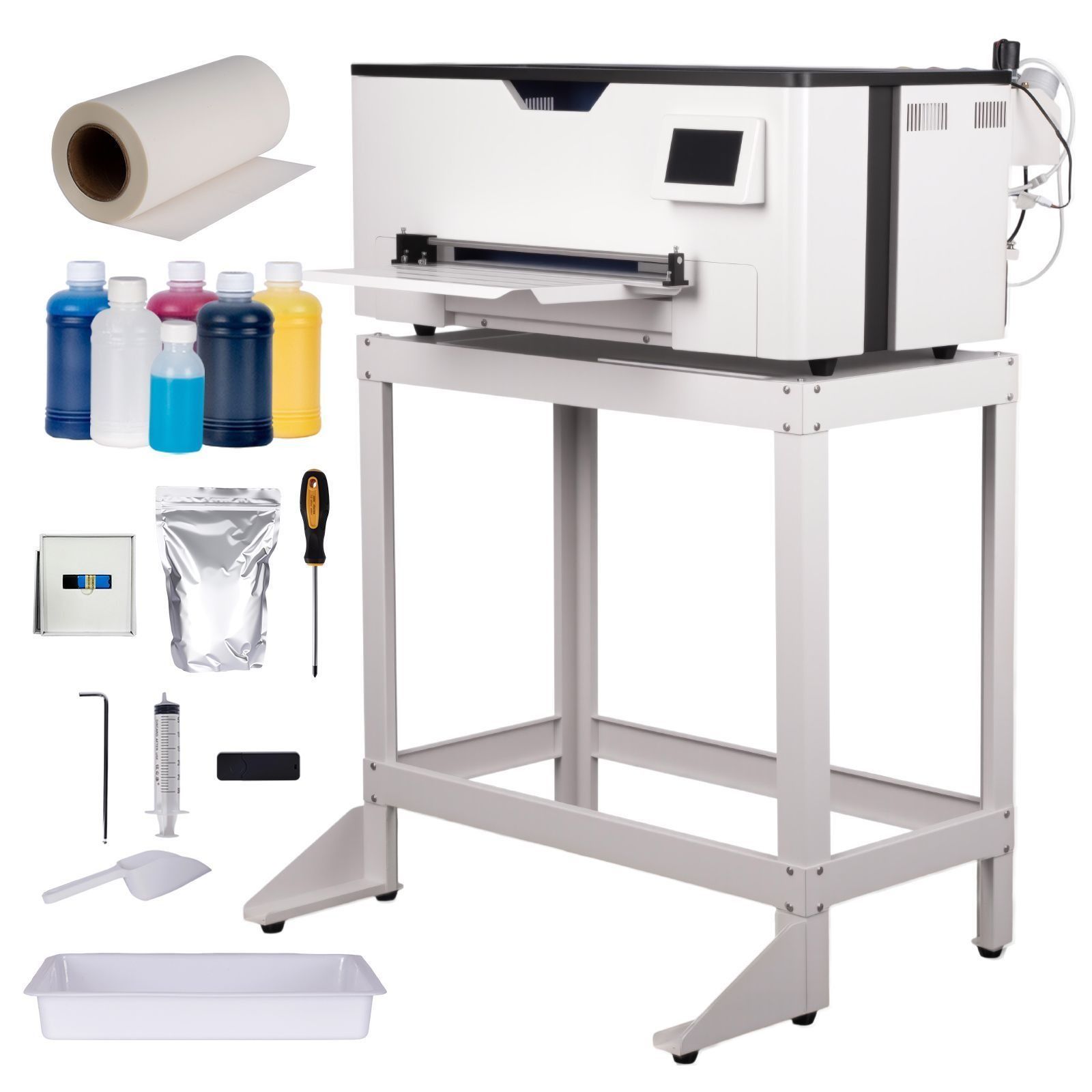 Kilo - A3 DTF Printer w/ XP600 Printhead, Roll Feeder & Stand / DIY POD Printing (Digital Printing On Demand) [NEW In CRATE] **Retails for $2969