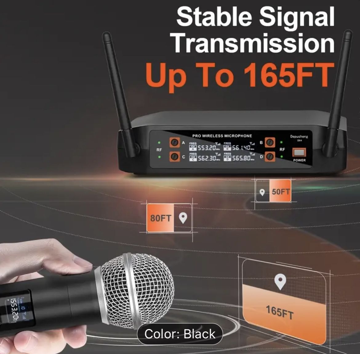 Depusheng DX4 Wireless Microphones