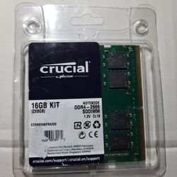 16 GB Kit 2X8 DDR4 for Laptop Computer