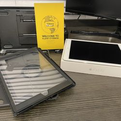 New / Open Box Apple iPad Air 2 In Box And Otterbox Case+Stand