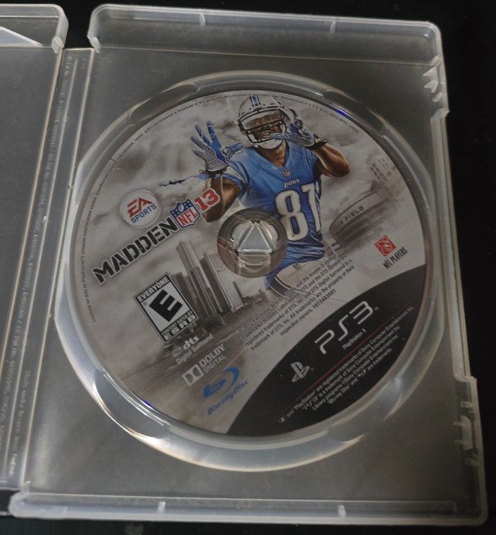 NFL Madden 13 - PS3 Game