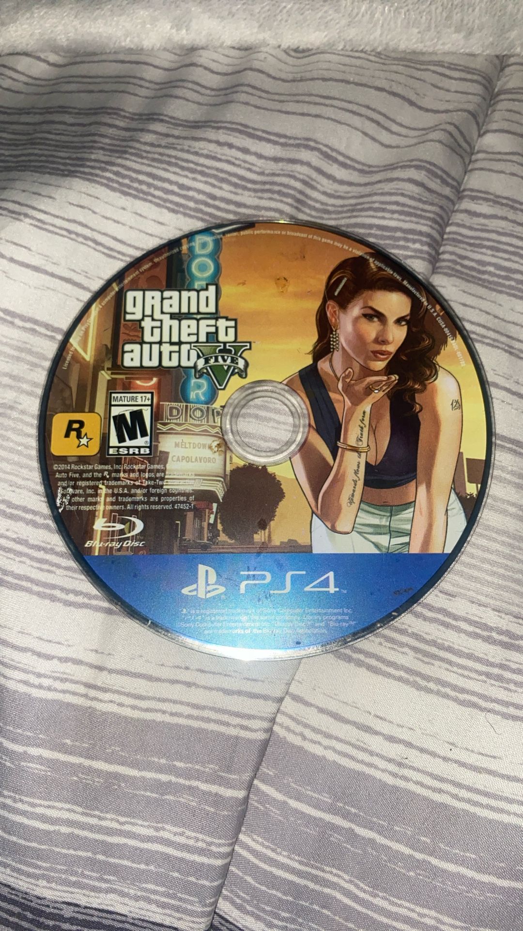 Playstation 4 grand theft, auto DVD