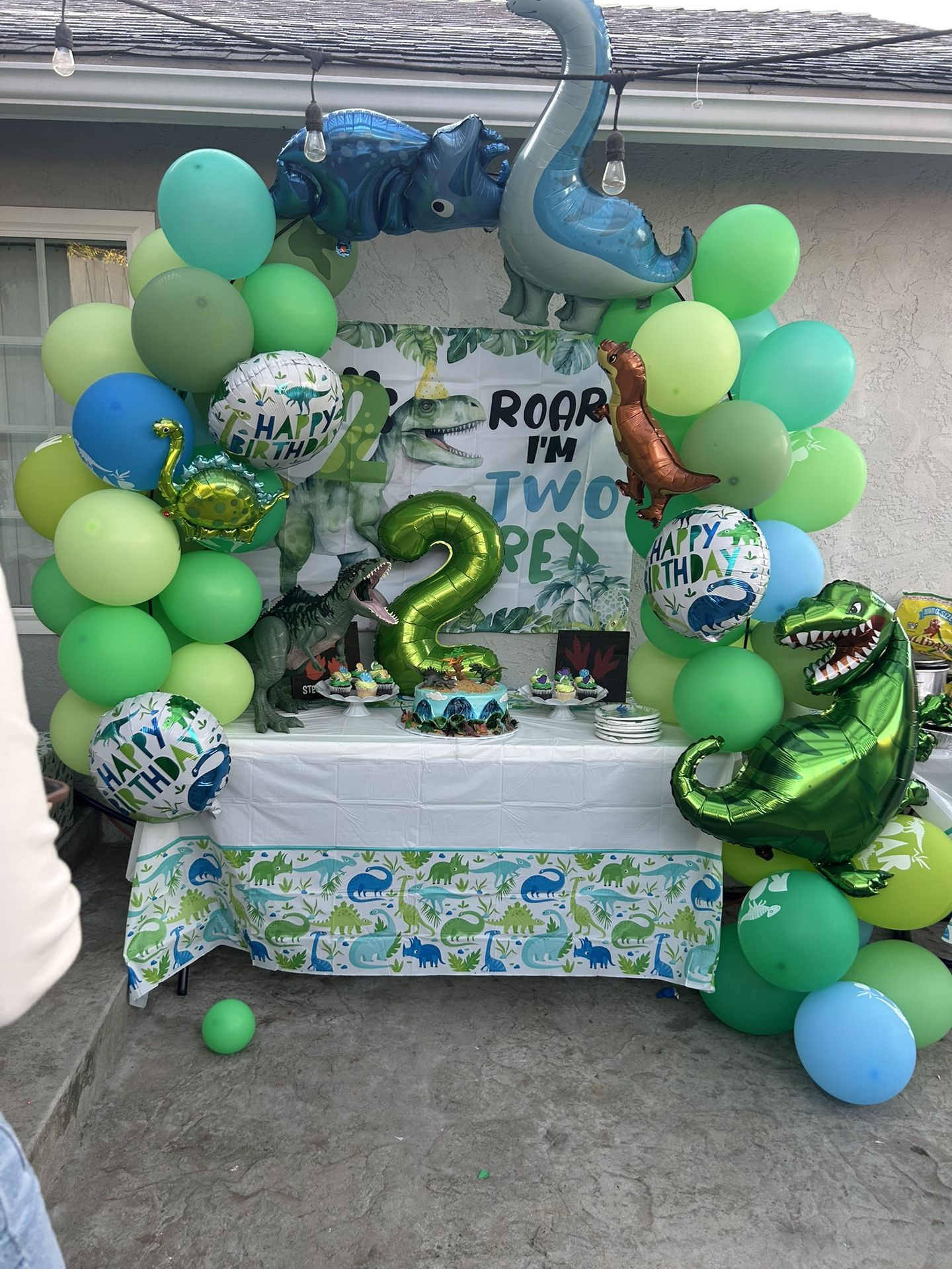 Dinosaur birthday decoration