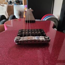 Danelectro Sparkle Pink Electric Guitar, ROCK CANDY edition Daisy Rock