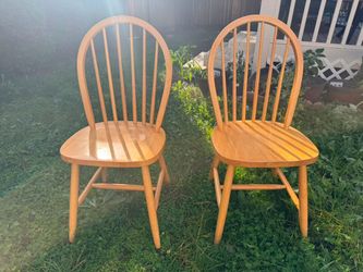 Chairs wooden