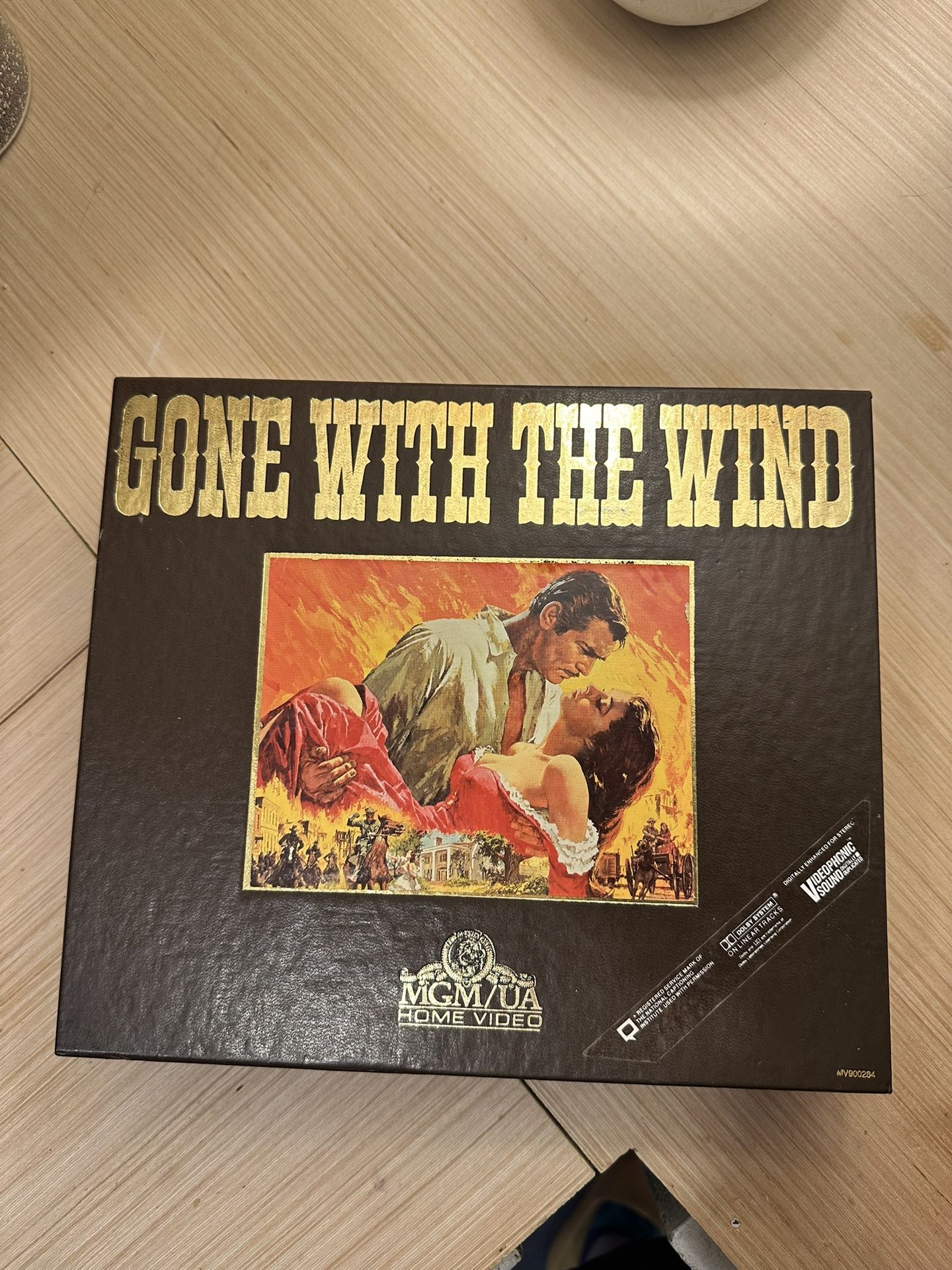 1985 Gone with The Wind VHS Tabletop Set