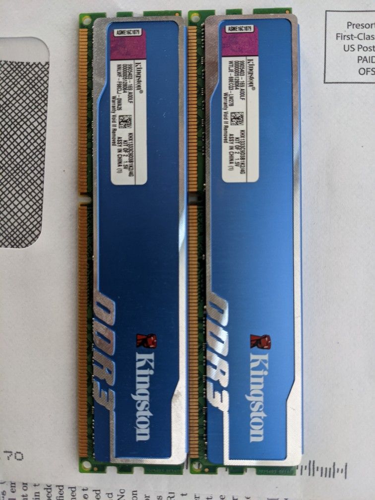 Kingston DDR3 4g