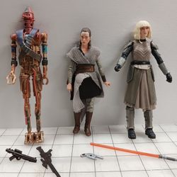 Star Wars Black Series Lot Rey,  IG-11, Shin Hati