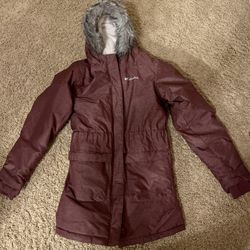 Columbia Omni-Tech Waterproof Snow Ski Jacket Girls Size Large, 14/16