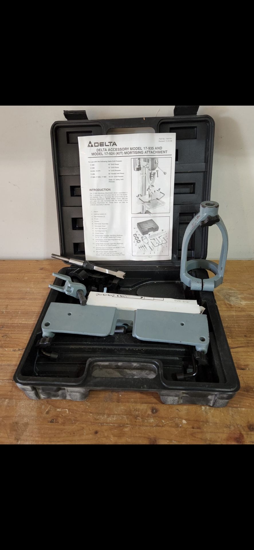 Delta Mortise Attachment Kit