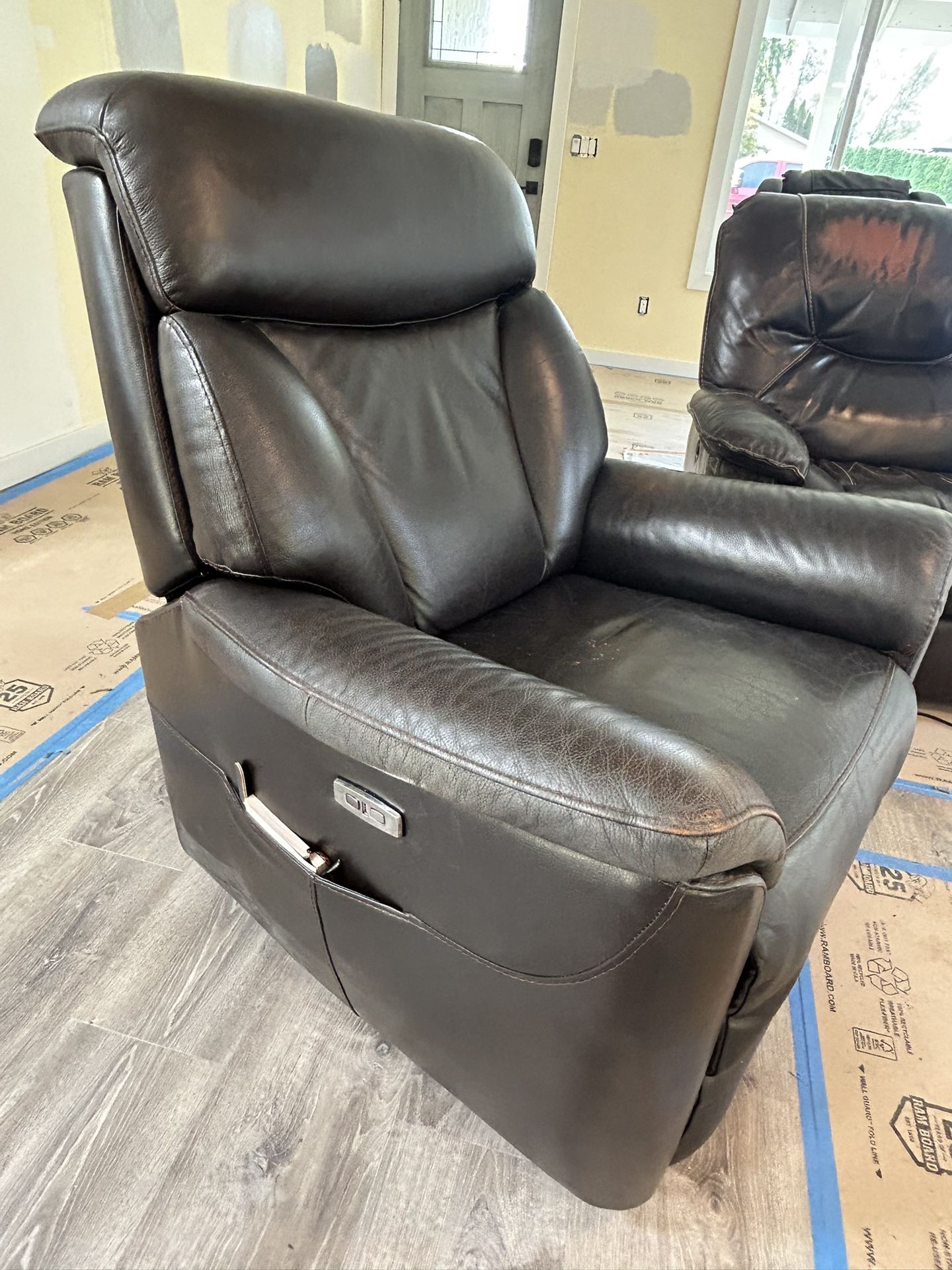 2 Leather Recliners!