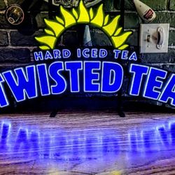 Led Bar,Man Cave Twisted Tea Sign 