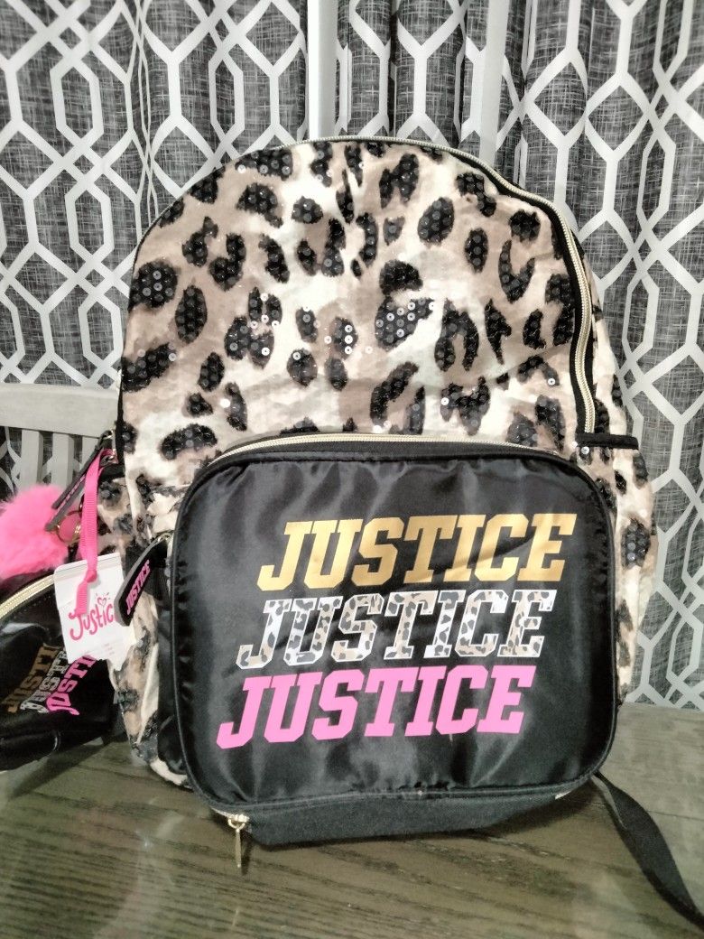 NWT JUSTICE 4N1 BACKPACK