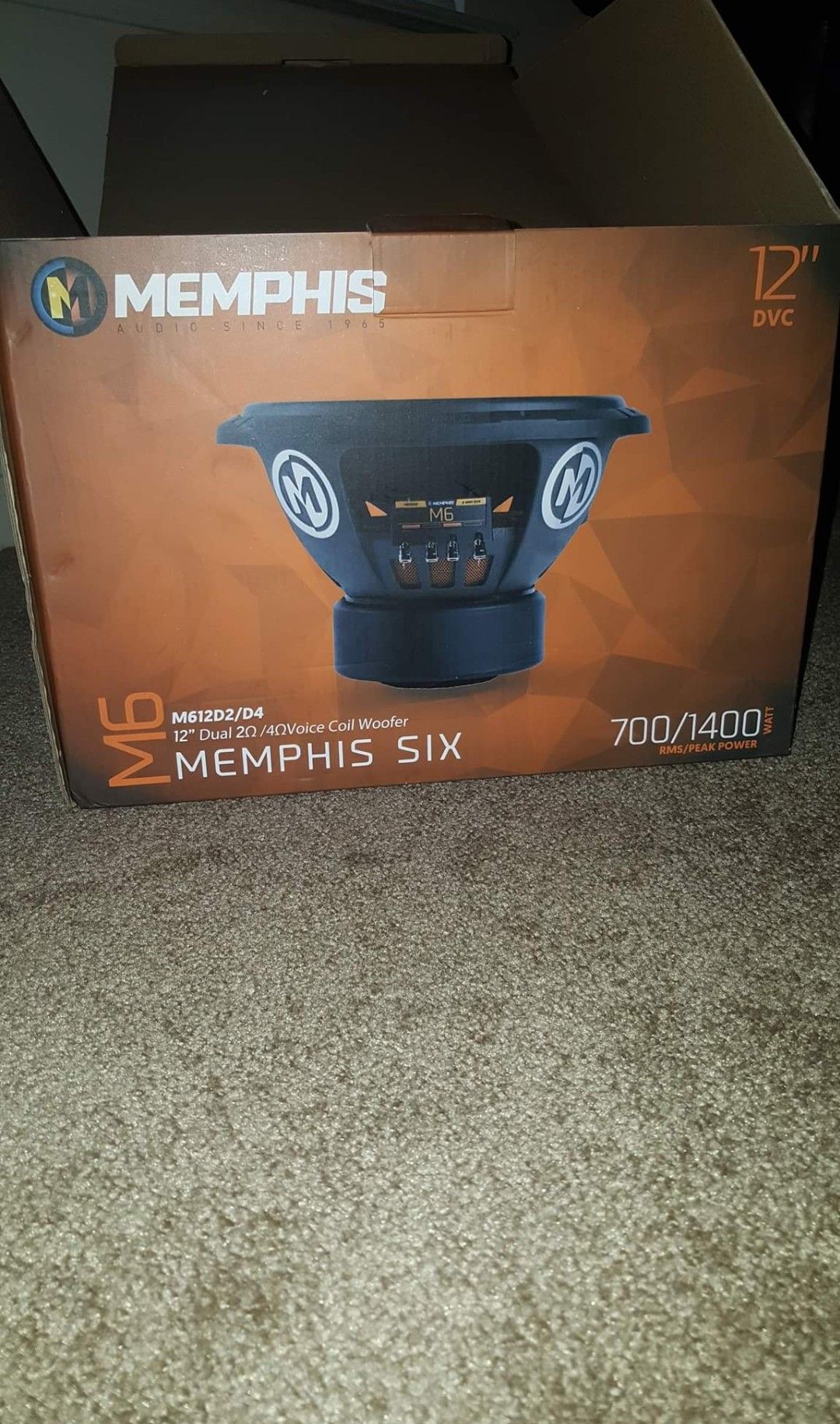 Memphis Audio M612D2/D4 12" Subwoofer