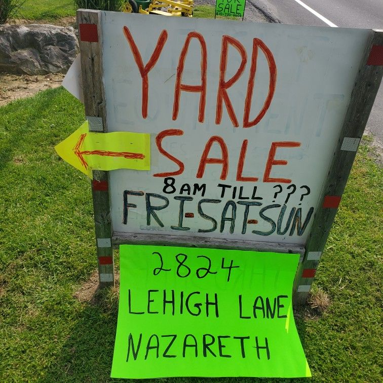 GARAGE SALE---INSIDE BUILDING SALE