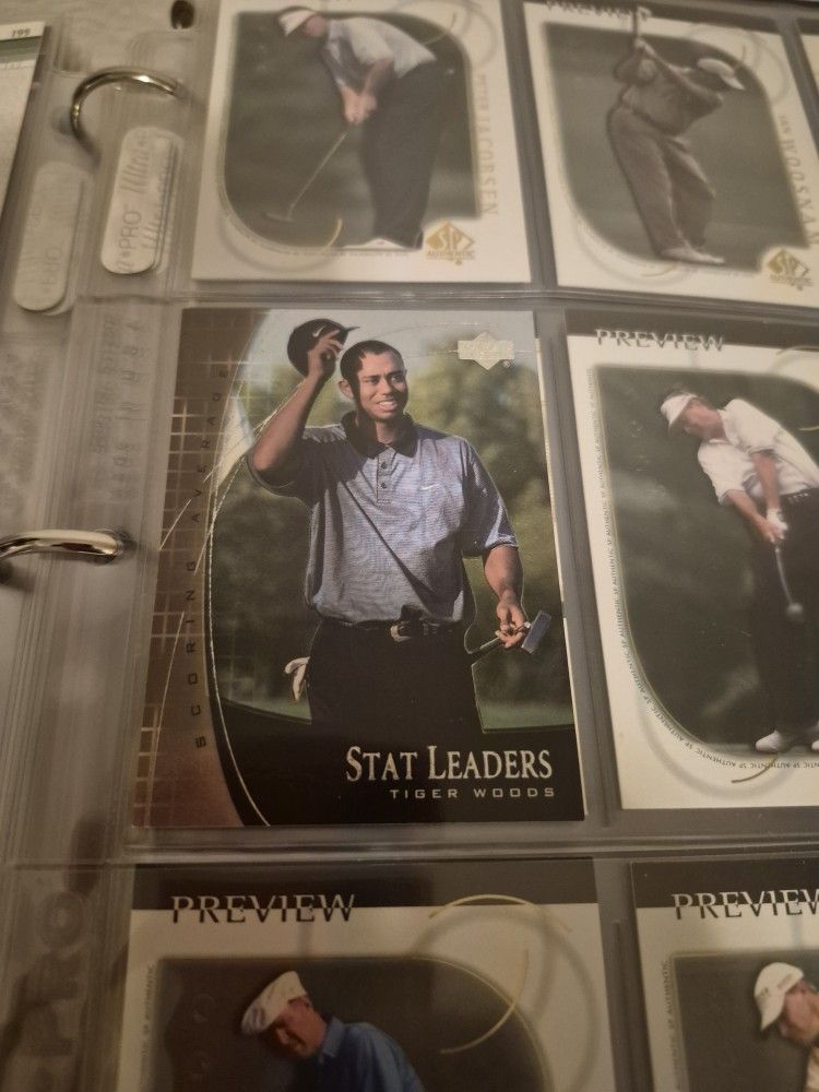 Tiger Woods 2001 PGA Trading Cards