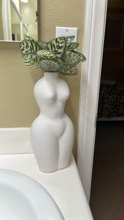 Vintage RARE ceramic vase 🏺 with plan