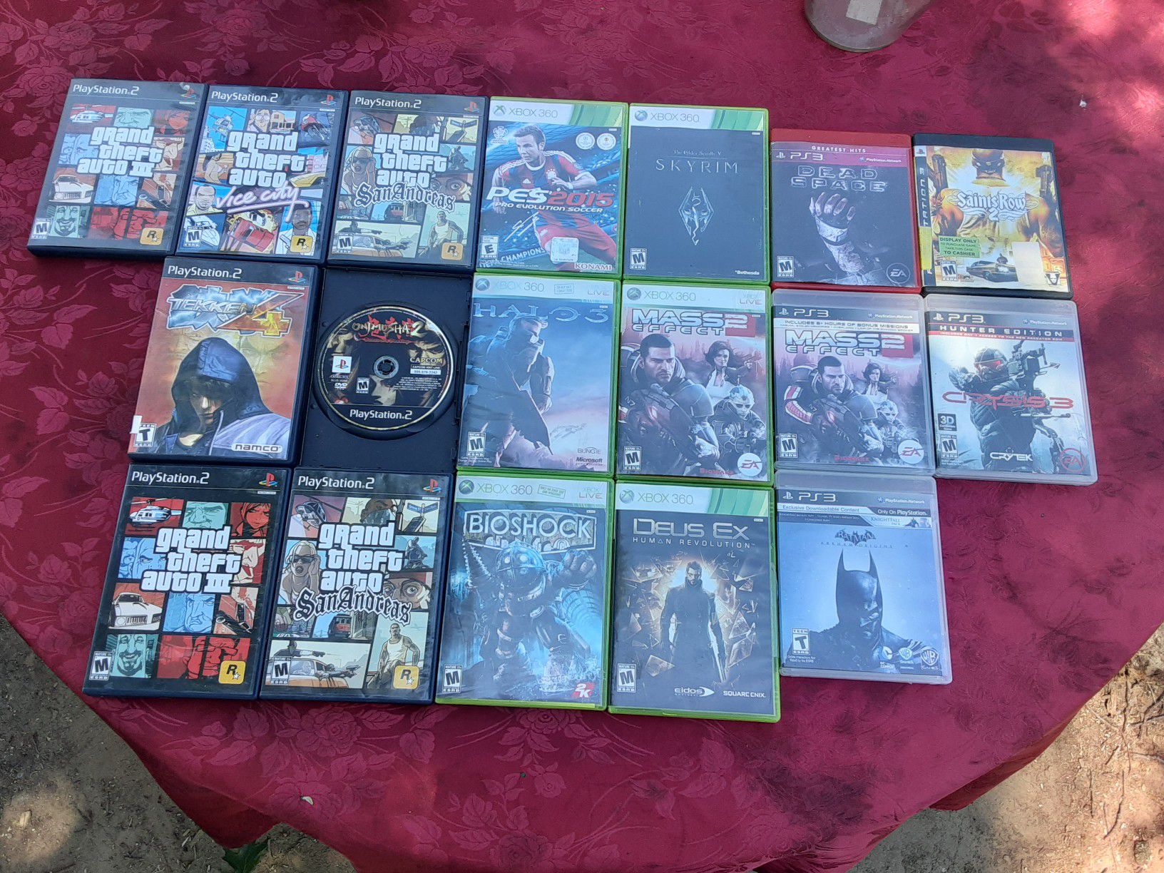 PS3, PS2 and Xbox 360 great games for sale now in NE DC