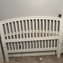 Queen Size bed Frame And Desk