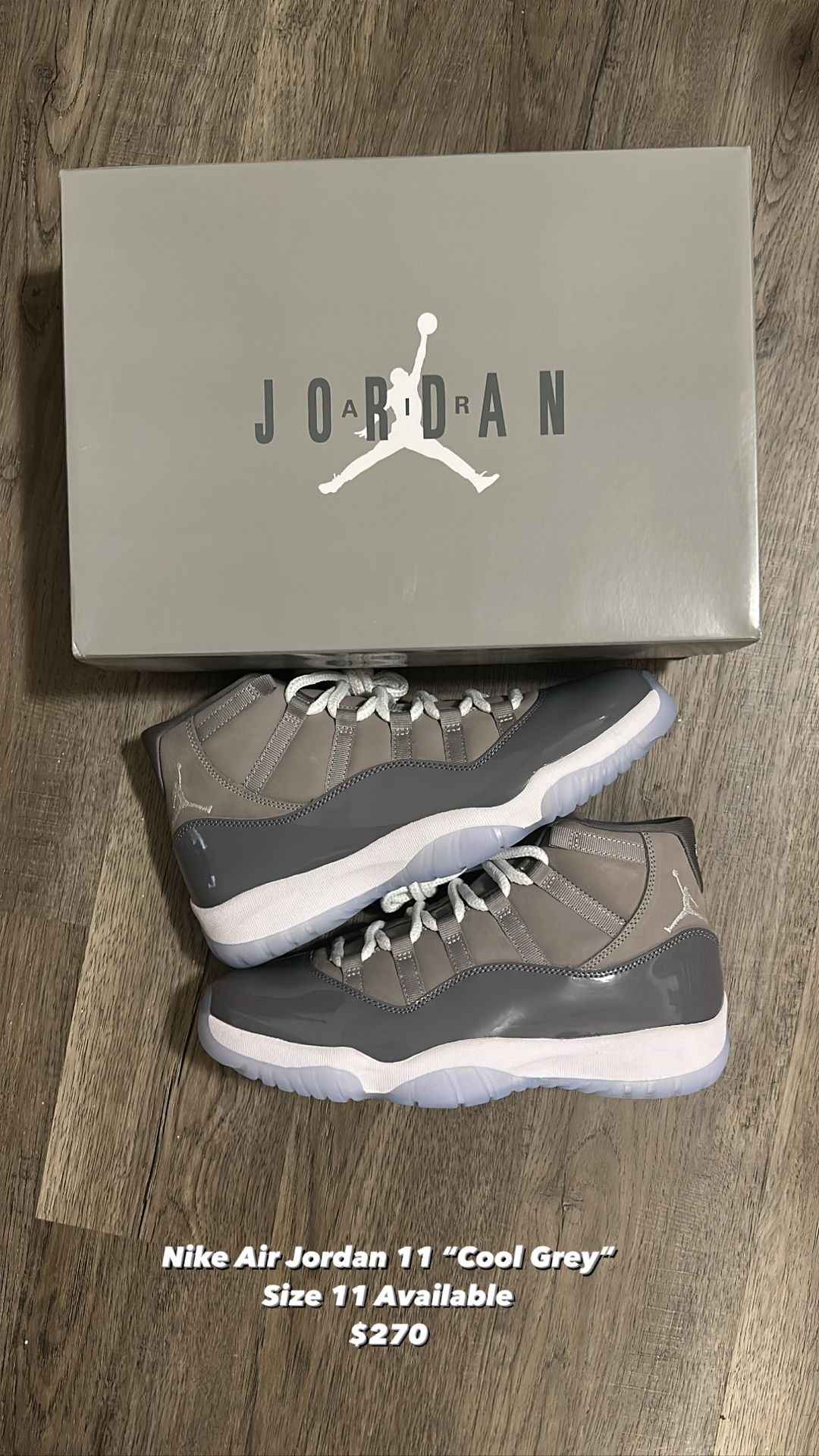 Nike Air Jordan 11 “Cool Grey”