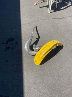 Rmz 250 answer 2 stroke exhaust pipe and front fender