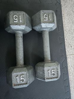 Cast Iron Hex / Rubber Coated Dumbbells Pairs SALE