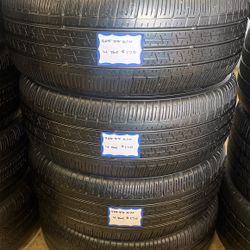🛞SET OF 4 USED TIRES🛞 205/55/16 DUNLOP •INSTALL/BALANCE INC•