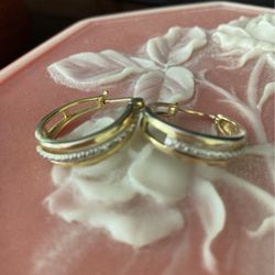 Dimond Chip Earrings 