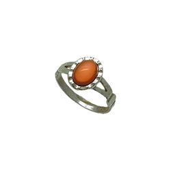 Wheeler 925 Sterling Amber Delicate Ring, Southwestern Style, Traditional Design, Boho Hippie Gypsy Festival Jewelry, Vintage Jewelry