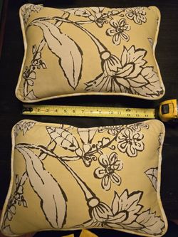 Set Of Yellow Pillows