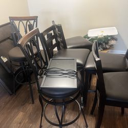 Pub Dinnett Set. and Two Bar Stools