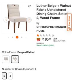 Dinning chair set