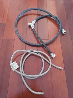 new fridge and washer water connect lines