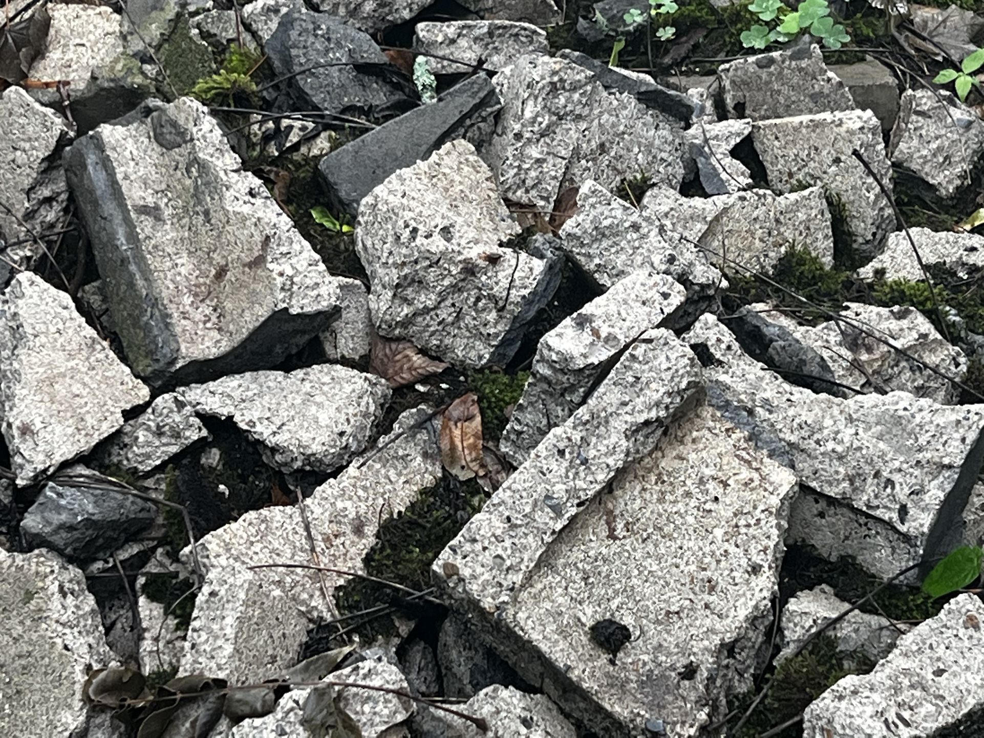 Broken Cinder Block