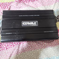 Cobalt 2000 Watt 4 Channel Amp 