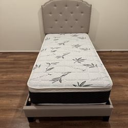 Twin Bed Frame With Mattress 
