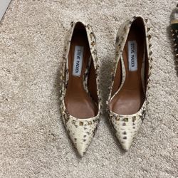 steve madden snake high heels
