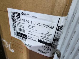AO Smith 50-Gallon Electric Water Heater — New (ENS-50)