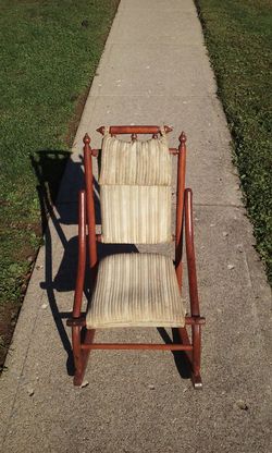 Antique child's rocking chair