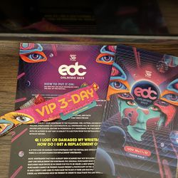VIP EDC 3day TICKET