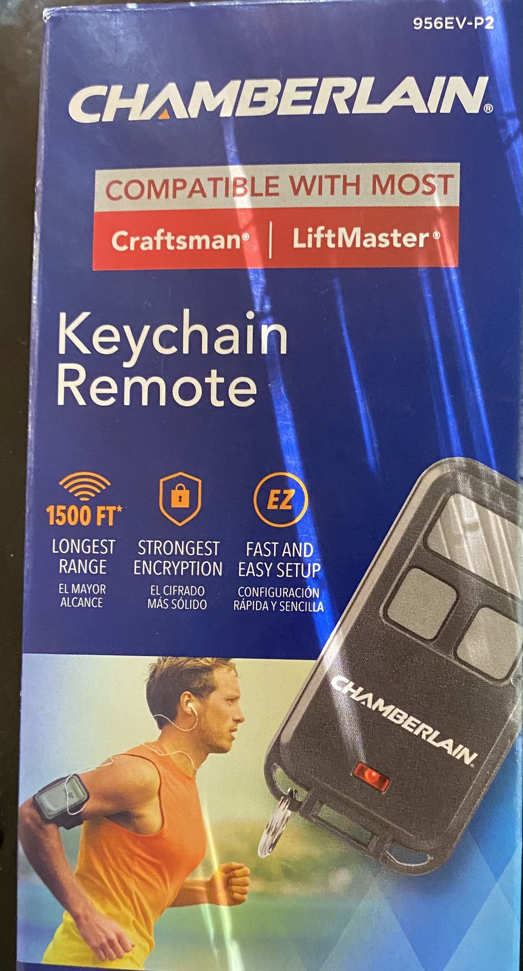 Chamberlain Garage/ Gate Keychain Remote 