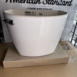 American Standard Reliant Toilet Tank and Lid 1.28 GPF Single Flush in White