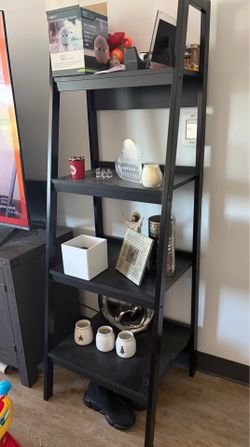 Black Ladder Shelf