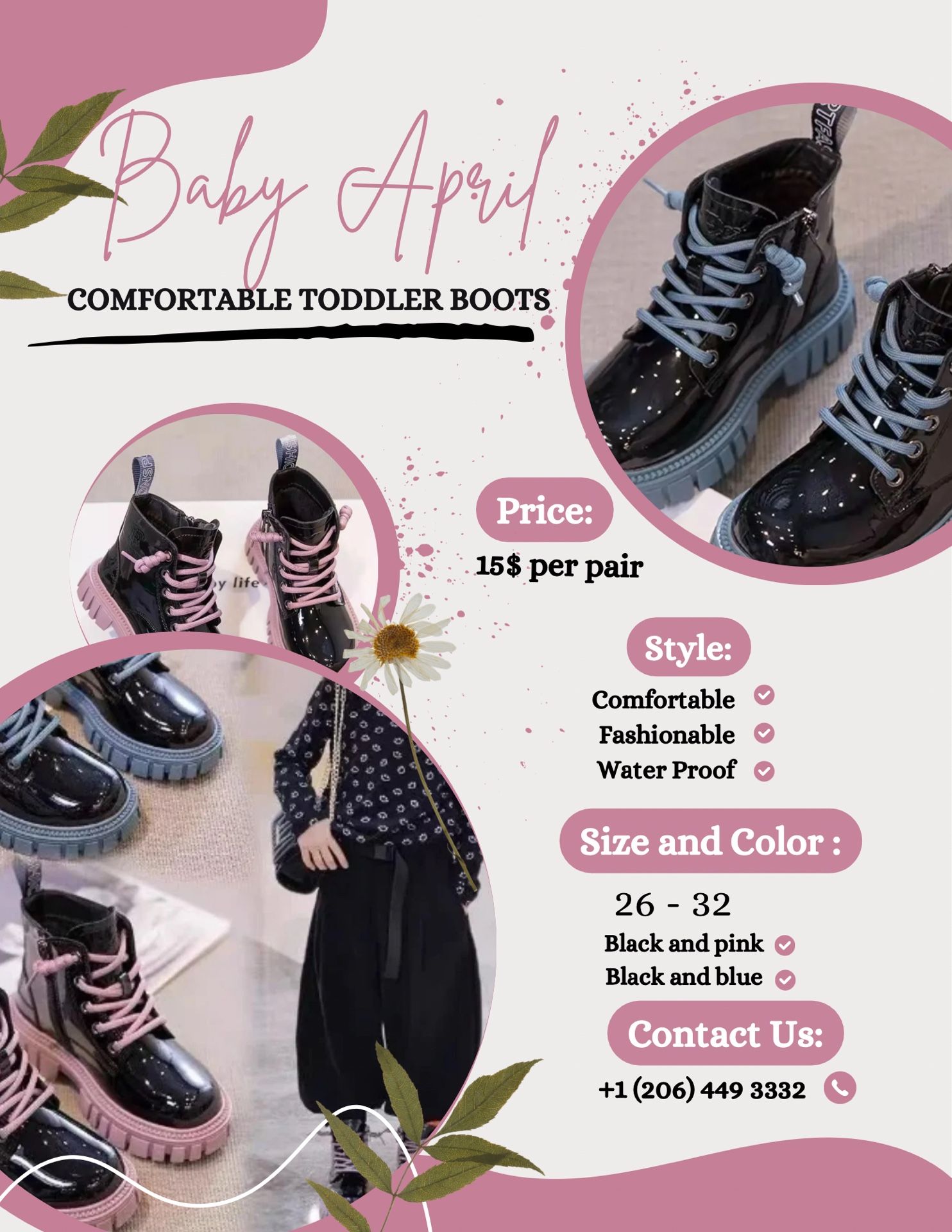 Toodler Boots For Girls