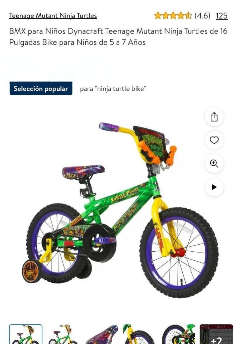 Tamaño 16' Para Niño Completamente Nueva $75