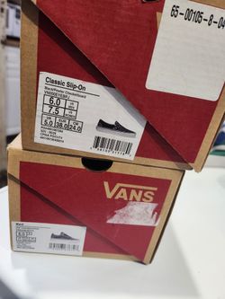 Vans Size 6Y. BACK TO SCHOOL