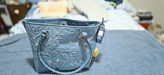 Patricia Nash Tooled Leather Tote Bag