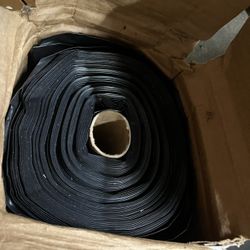 Thick Mil Plastic Roll - Black From Home Depot 