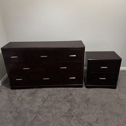 Large Dresser & Night Stand