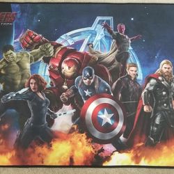 Marvel Avengers Rug 64in X 40in